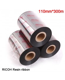 Риббон 110mm x 300m, D1", смола, Ricoh B110CR (Japan)